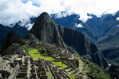 Tableau  Machu Picchu, l'ancienne cité inca dans les Andes, au Pérou