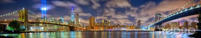 Tableau  Manhattan perspective panoramique