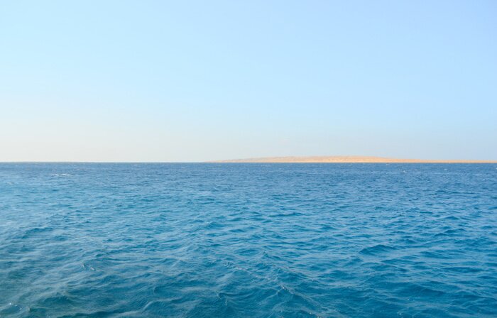 Tableau  Mer calme et ciel bleu