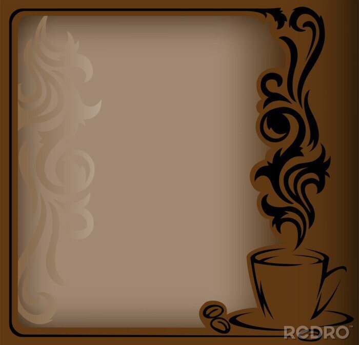 Tableau  Modèle avec café aromatique