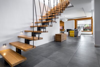 Tableau  Modern interior design - stairs