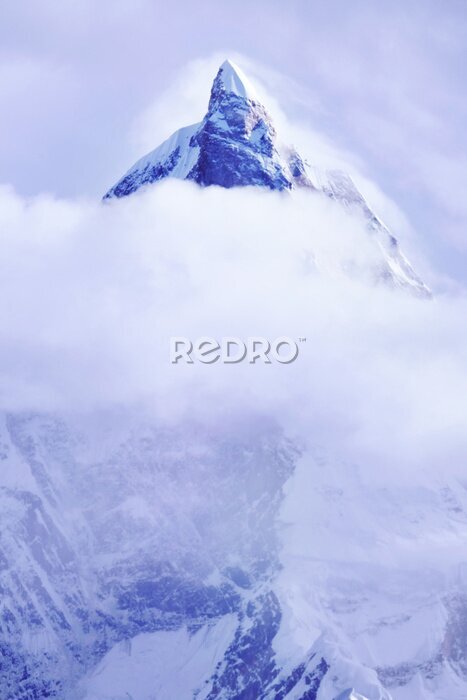 Tableau  Mont Everest dans les nuages