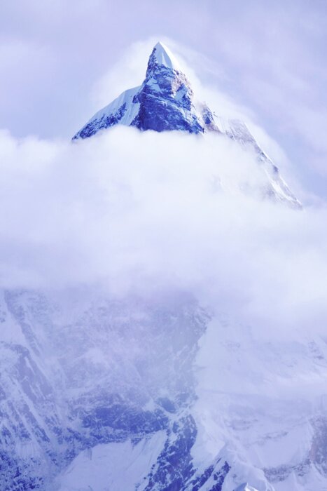 Tableau  Mont Everest dans les nuages