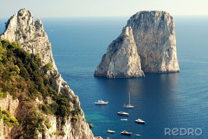 Tableau  Montagnes encastrées dans la mer