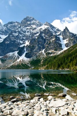 Montagnes Tatra dans la neige