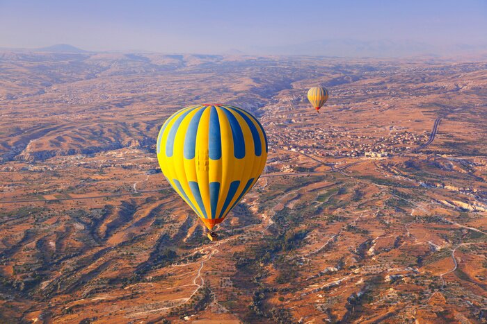 Tableau  Montgolfière survolant la Cappadoce en Turquie