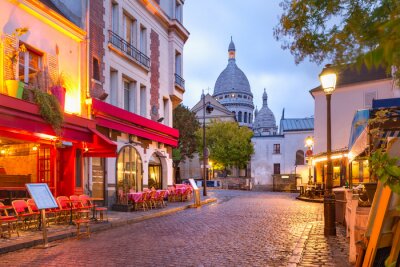 Tableau  Montmartre à Paris, France