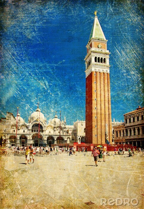 Tableau  Monuments rétro de Venise