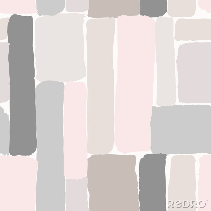 Tableau  Motif poudré avec des rayures et des formes