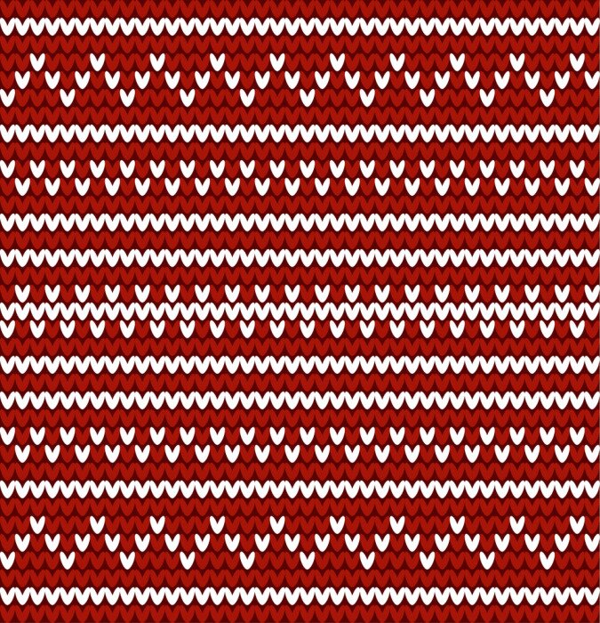 Tableau  Motif tricoté sans couture dans le style nordique