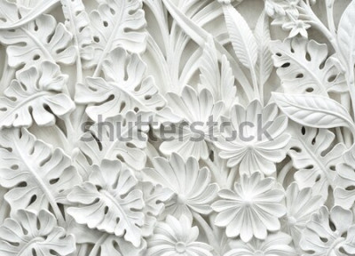 Tableau  Motifs floraux 3D