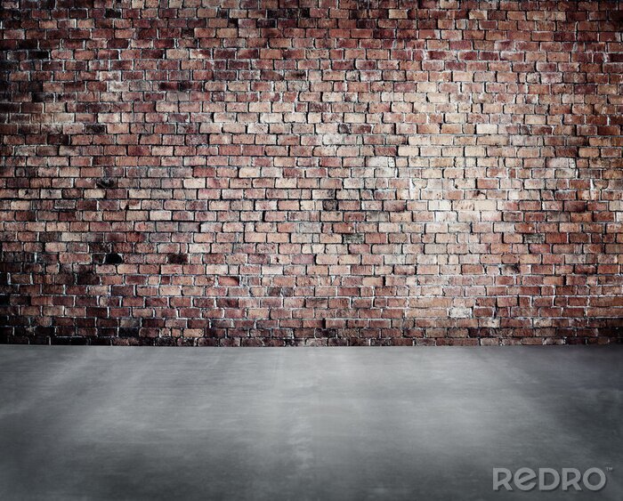 Tableau  Mur et sol en béton