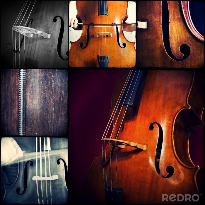 Tableau  Musique et contrebasse
