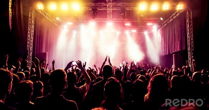 Tableau  Musique rock en concert