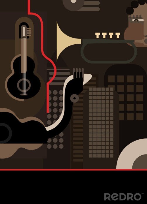 Tableau  Musique - vecteur de fond