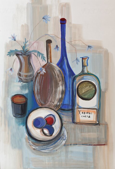 Tableau  Nature morte avec prunes