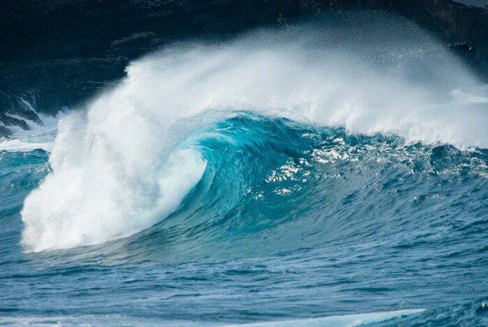 Tableau  Nature rugueuse des vagues de la mer