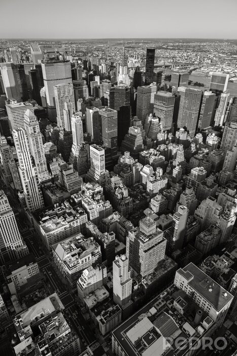 Tableau  New York 3d noir et blanc