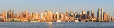New York panorama sous le soleil