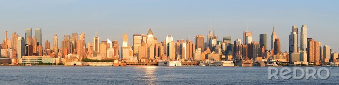 Tableau  New York panorama sous le soleil