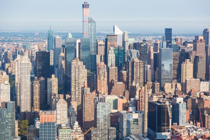 Tableau  New York une journée de soleil