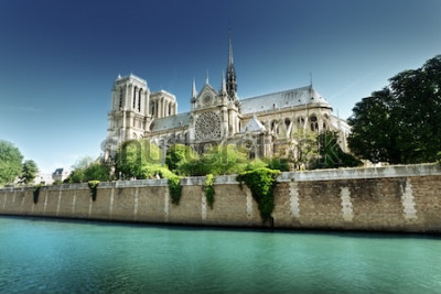Tableau  Notre Dame Paris, France