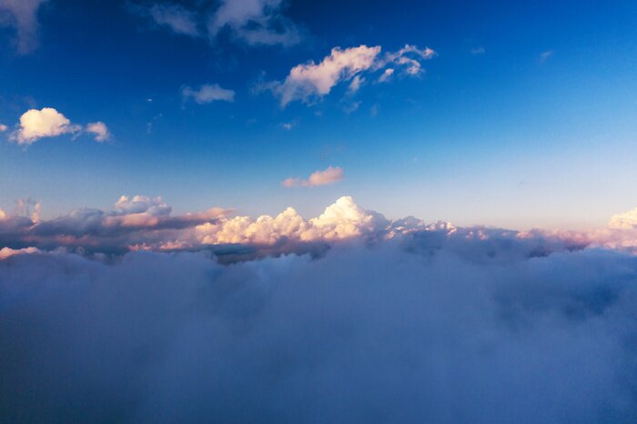 Tableau  Nuages au lever du soleil