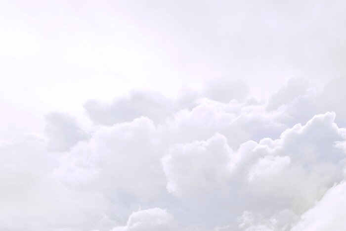 Tableau  Nuages blancs duveteux