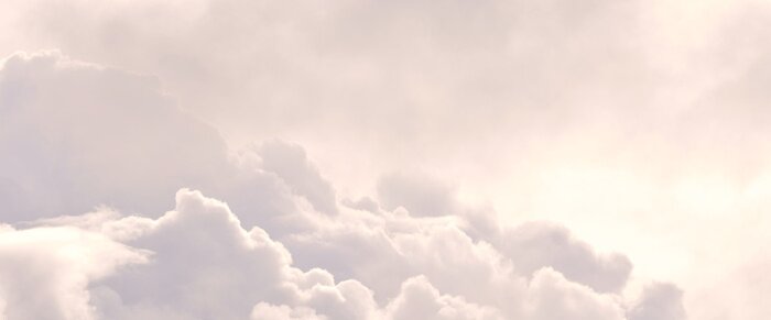 Tableau  Nuages blancs et duveteux