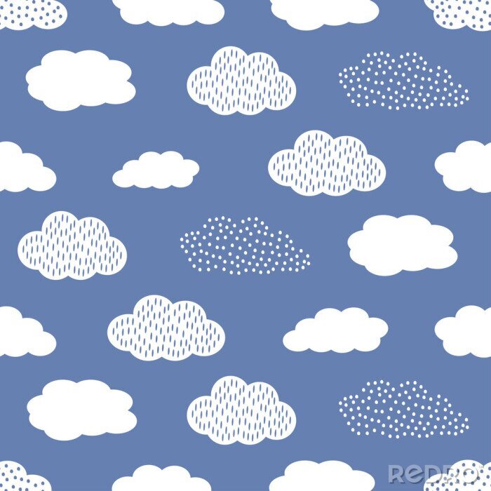 Tableau  Nuages dans un style discret