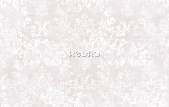Tableau  Ornement rococo beige