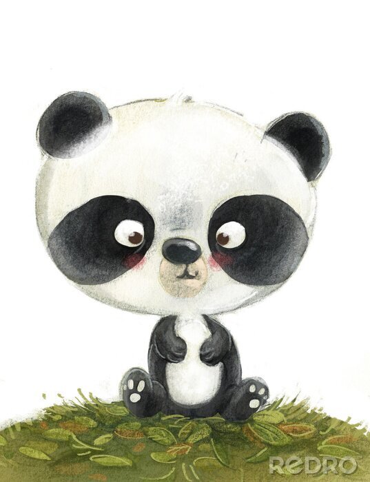 Tableau  oso panda pequeño