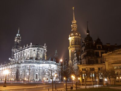Palais et églises à Dresde