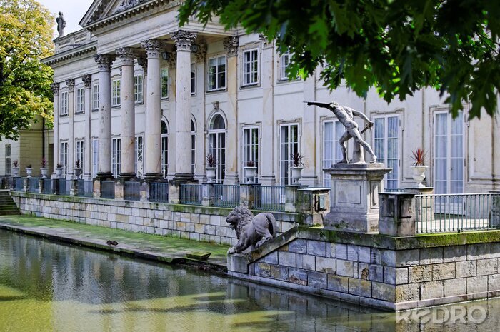 Tableau  palais sur l'île