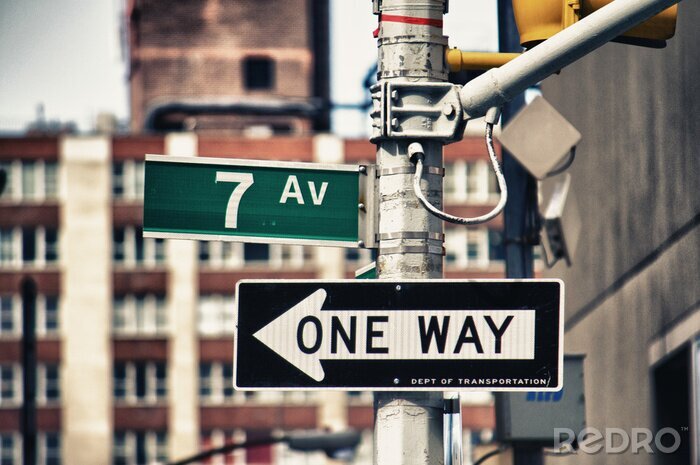 Tableau  Panneau à New York