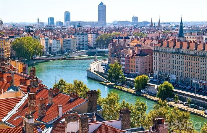 Tableau  Panorama d'une ville française