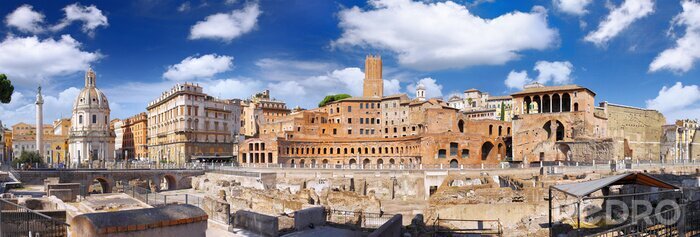 Tableau  Panorama de Forum Romanum