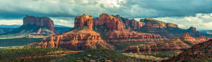 Tableau  Panorama de la montagne à Sedona, en Arizona