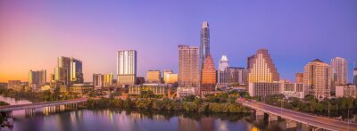 Panorama de la ville d'Austin, Texas