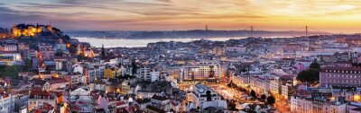 Panorama de la ville de Lisbonne