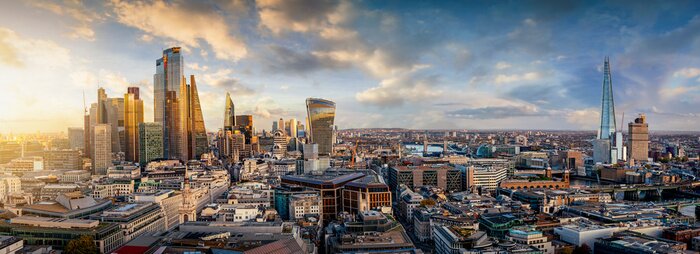 Tableau  Panorama de la ville de Londres