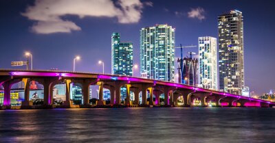 Tableau  Panorama de la ville de Miami