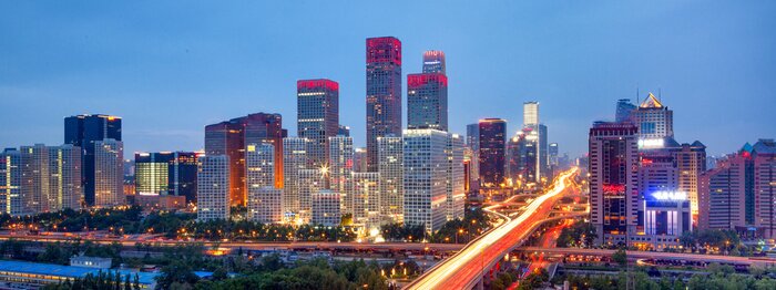 Tableau  Panorama de la ville de Pékin