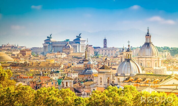 Tableau  Panorama de la ville et bâtiments