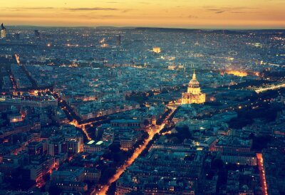Tableau  Panorama de Paris, France