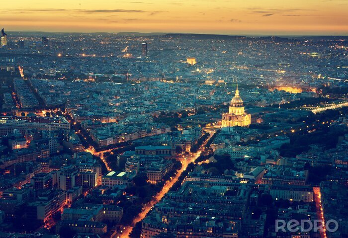 Tableau  Panorama de Paris, France