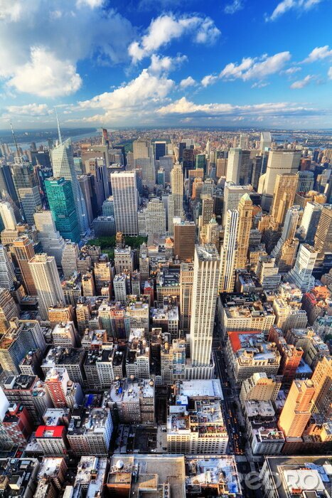 Tableau  Panorama des immeubles à New York