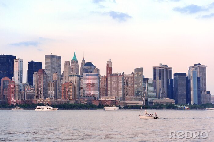 Tableau  Panorama du quartier de Manhattan