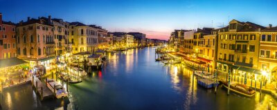 Tableau  Panorama du soir Venise