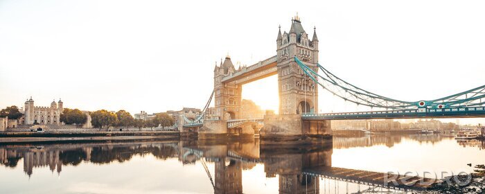 Tableau  Panorama du Tower Bridge à Londres